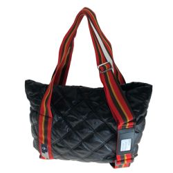 〇〇 DUBBLE LOOP バッグ トートバッグ  ブラック Bランク