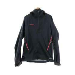 〇〇 MAMMUT マムート メンズ アルティメイト アルパイン ソーフーデッド ジャケット サイズL 1010-22180 ブラック Aランク