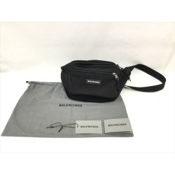 〇〇 BALENCIAGA バレンシアガ ボディバッグ　エクスプローラー 482389 ブラック Bランク
