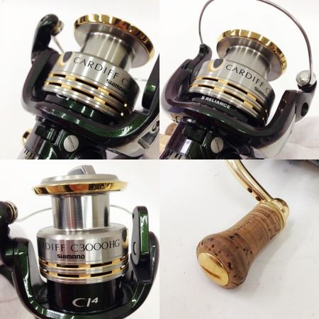  SHIMANO シマノ スピニングリール カーディフ CARDIFF C3000HG 02323