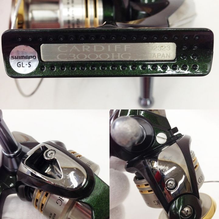 SHIMANO シマノ スピニングリール カーディフ CARDIFF C3000HG 02323｜中古｜なんでもリサイクルビッグバン