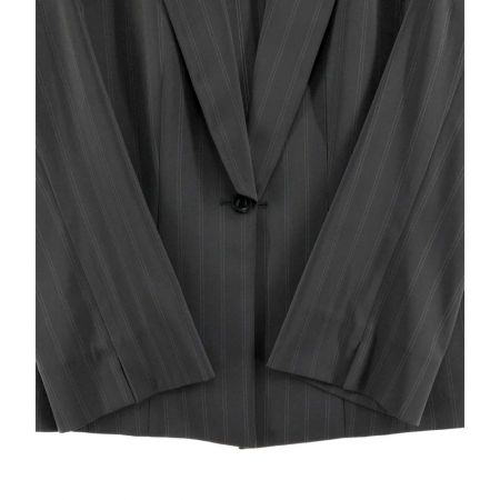  Leilian レリアン レディース ストライプ サイズ13+ グレー