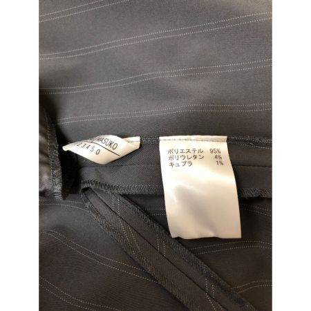  Leilian レリアン レディース ストライプ サイズ13+ グレー