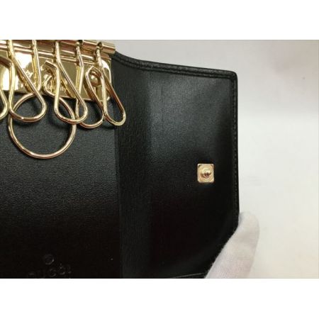 中古】 GUCCI グッチ キーケース 6連キーケース レザー 033 0416 0897