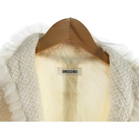  SPECCHIO スペッチオ レディース スーツ サイズ40 アイボリー