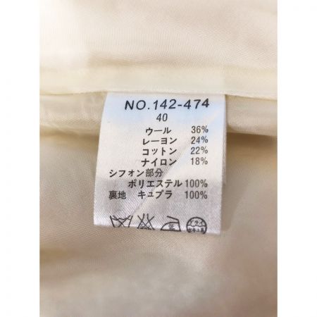  SPECCHIO スペッチオ レディース スーツ サイズ40 アイボリー