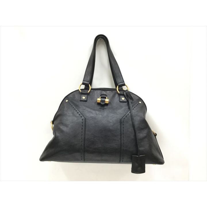 中古】 Yves Saint Laurent イブサンローラン ミューズハンドバッグ ...