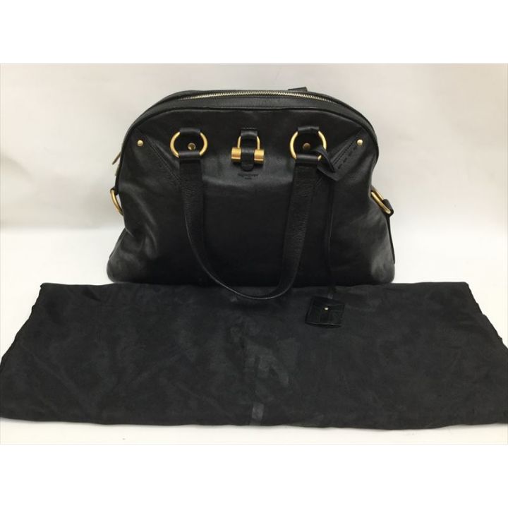 Yves Saint Laurent イブサンローラン ミューズハンドバッグ 156464002122 ブラック｜中古｜なんでもリサイクルビッグバン