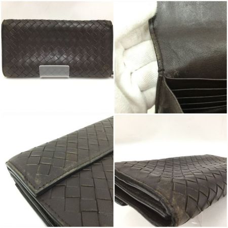 中古】 BOTTEGA VENETA ボッテガヴェネタ 長財布 イントレチャート