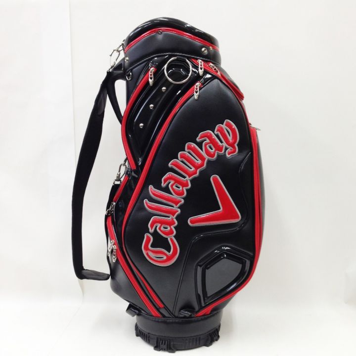 Callaway キャロウェイ EXIA エクシア 18 JM キャディバッグ 9.5型 ブラック x レッド｜中古｜なんでもリサイクルビッグバン