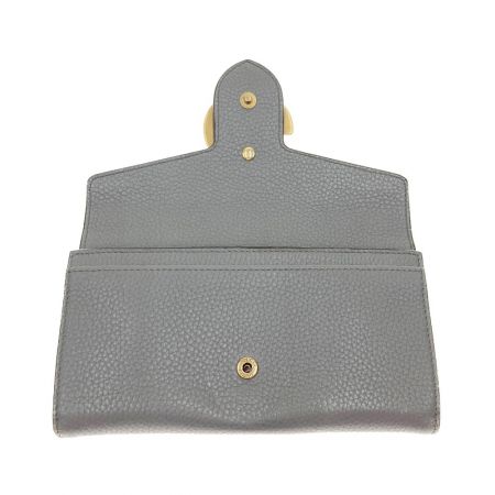  GUCCI グッチ GGマーモント コンチネンタルウォレット 長財布  400586 グレー