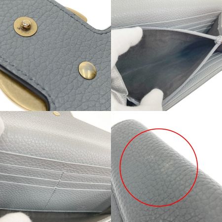  GUCCI グッチ GGマーモント コンチネンタルウォレット 長財布  400586 グレー