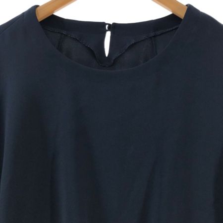  Leilian レリアン レディース カットソー サイズ13+ ネイビー