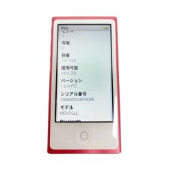 〇〇 Apple アップル iPod nano 16GB デジタルオーディオプレーヤー ポータブルプレイヤー A1446 MD475LL ピンク Bランク