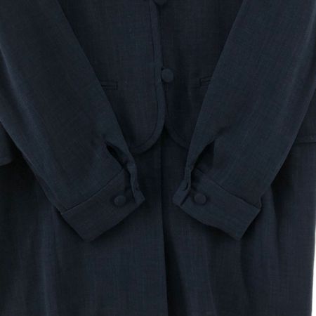  Leilian レリアン レディース チュニック×ベスト サイズ11号 ネイビー