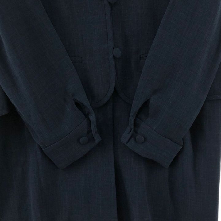 美品 Leilian レリアン ネイビー チュニック  11号　L  スカーフ柄 Leilian レリアン レディース チュニック×ベスト サイズ11号