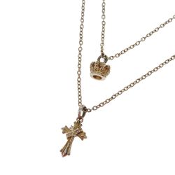 〇〇 JUSTIN DAVIS DUALISM ネックレス ゴールドフィニッシュ SNJ842 Cランク