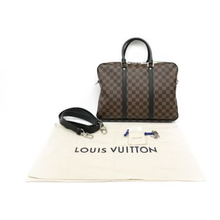  LOUIS VUITTON ルイヴィトン ポルト ドキュマン ヴォワヤージュPM ビジネスバッグ 2WAY N41466 ブラウン