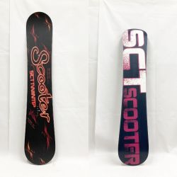 〇〇 scooter SCT TWINTIP 150cm  黒×オレンジ x オレンジ 現状渡し Bランク