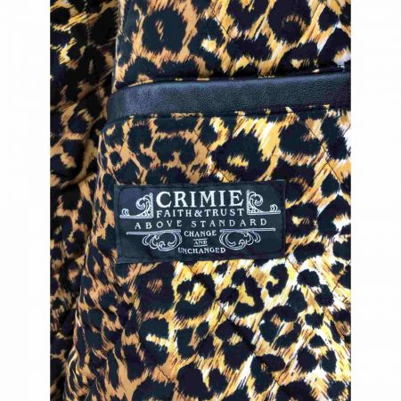 お買い得！】 The Crimie クライミー ヒョウ柄裏地スナップボタン留め