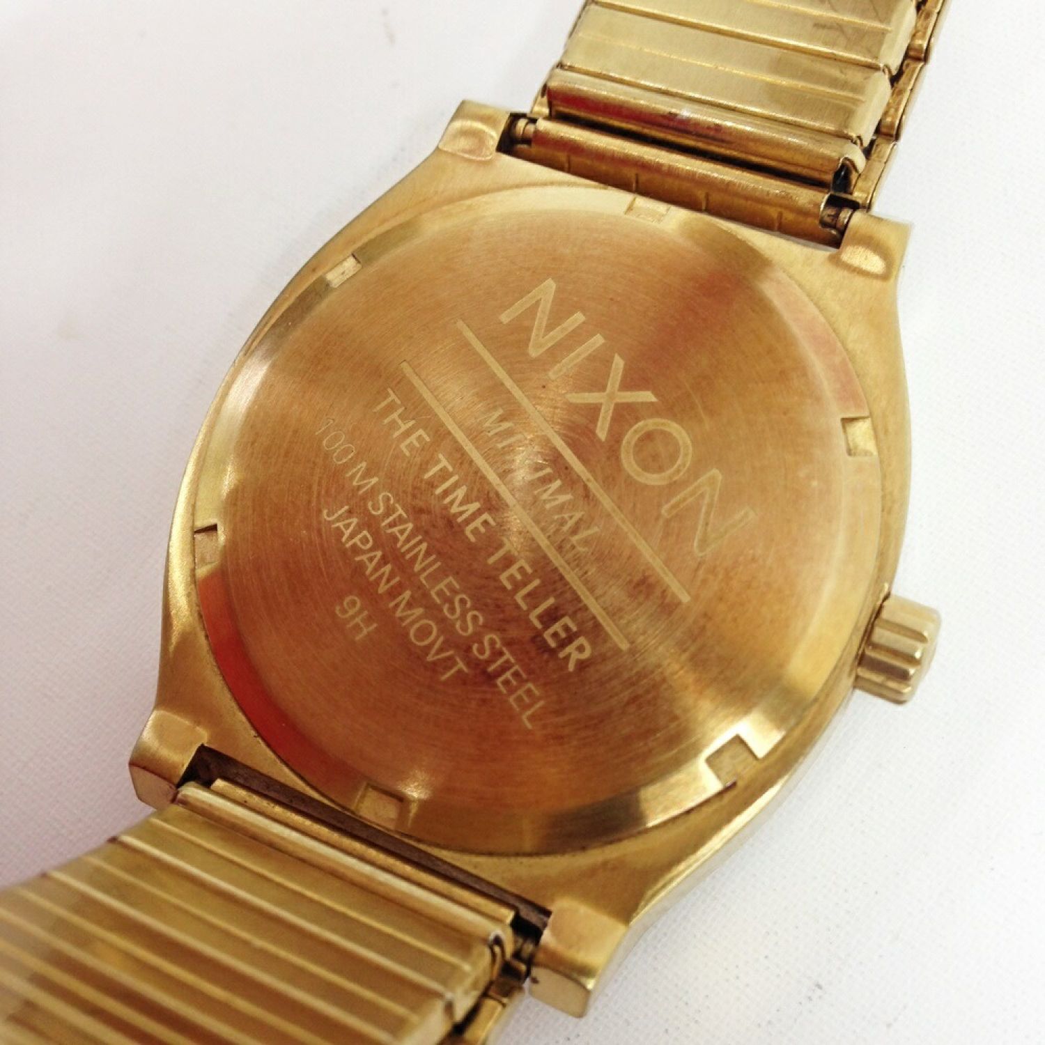 中古】 NIXON ニクソン THE TIME TELLER 腕時計 メンズ ステンレス ...