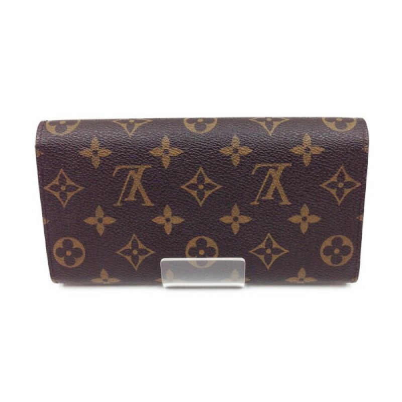 中古】 LOUIS VUITTON ルイヴィトン モノグラム ポルトフォイユ サラ ...