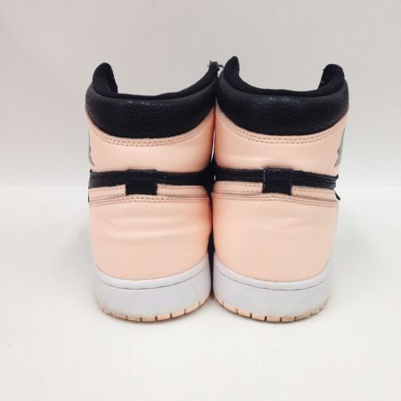  NIKE ナイキ エアジョーダン AIR JORDAN 1 RETRO HIGH OG 555088-081 ピンク×ブラック x ブラック 28cm