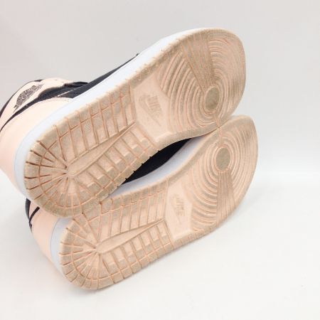  NIKE ナイキ エアジョーダン AIR JORDAN 1 RETRO HIGH OG 555088-081 ピンク×ブラック x ブラック 28cm