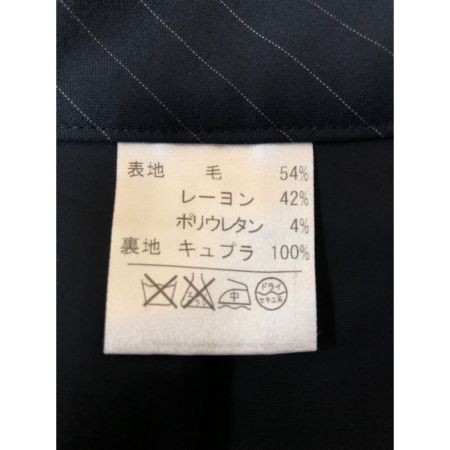  Leilian レリアン レディース スーツ ストライプ サイズ13 ネイビー