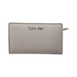 〇〇 Calvin Klein カルバンクライン 二つ折り財布  ピンク Bランク