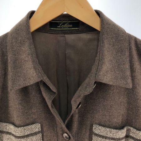  Leilian レリアン レディース ワンピース サイズ9 ブラウン