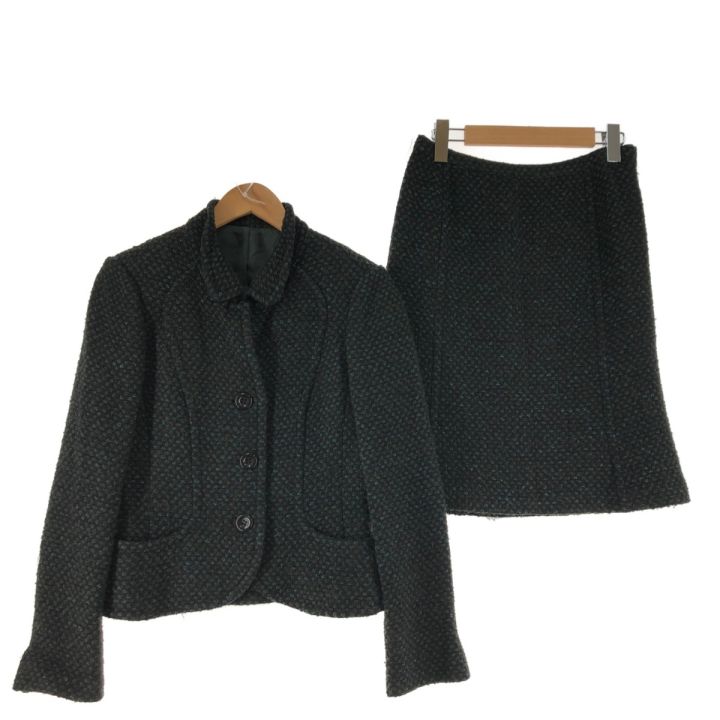 Leilian レリアン レディース スーツ サイズ9 グリーン｜中古 