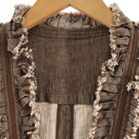  Leilian レリアン レディース ジャケット サイズ9 ブラウン