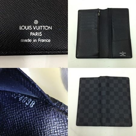  LOUIS VUITTON ルイヴィトン ダミエ ポルトフォイユ ブラザ 長財布 N62665
