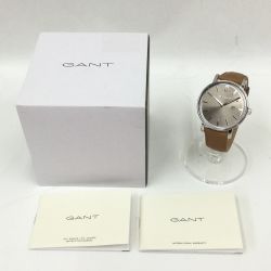 〇〇 GANT ガント 腕時計 メンズ ブラウン Aランク