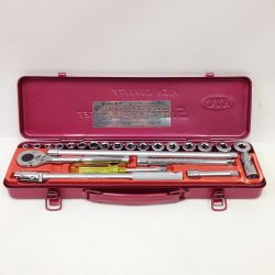 〇〇 KTC ケーティーシー 京都機械工具株式会社 ソケットレンチセット  B217 Bランク