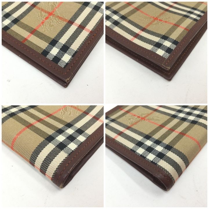 BURBERRY バーバリー ノバチェック 手帳 手帳カバー ベージュ x ブラウン｜中古｜なんでもリサイクルビッグバン