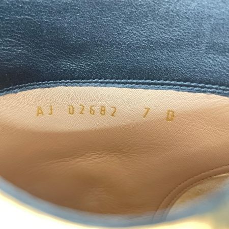  Salvatore Ferragamo サルヴァトーレフェラガモ ALBIANO ガンチーニ スクエアトゥ  ショートブーツ ブラック サイズ表記7 日本サイズ24.5