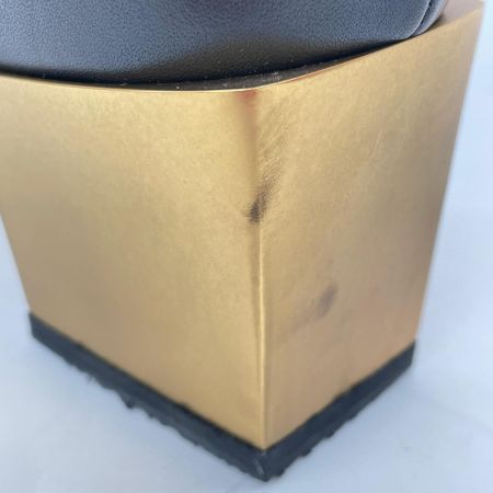  Salvatore Ferragamo サルヴァトーレフェラガモ ALBIANO ガンチーニ スクエアトゥ  ショートブーツ ブラック サイズ表記7 日本サイズ24.5