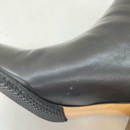  Salvatore Ferragamo サルヴァトーレフェラガモ ALBIANO ガンチーニ スクエアトゥ  ショートブーツ ブラック サイズ表記7 日本サイズ24.5