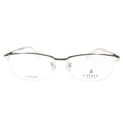 〇〇 LANVIN ランバン チタン メガネフレーム グレー VLC024J Bランク
