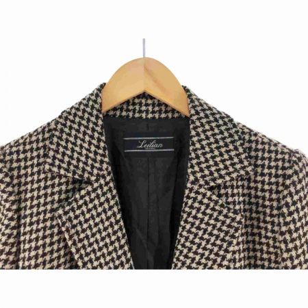  Leilian レリアン レディース ジャケット サイズ13+ ブラウン