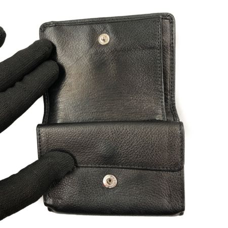  Dakota ダコタ ブラック レーベル リバー4 3つ折り財布 ブラック