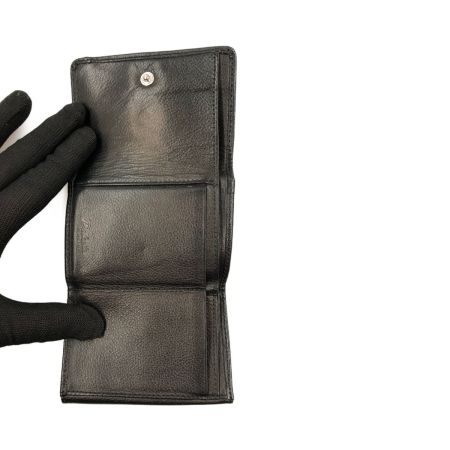  Dakota ダコタ ブラック レーベル リバー4 3つ折り財布 ブラック