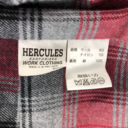  HERCULES メンズ ジャケット ウールジャケット サイズ34 ※TALONジップ ブラック