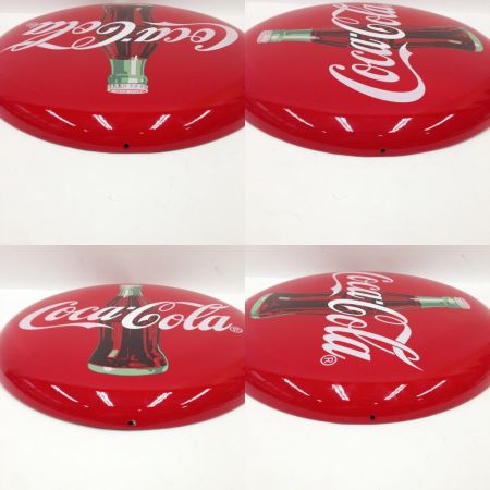 〇〇  コカ コーラ 直径　約50cm ホーロー看板 丸看板 琺瑯 ボタン型 現状渡し Bランク