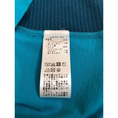  icebreker レディース スウェット ハーフジップスウェット サイズM スカイブルー