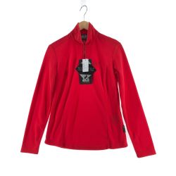 Jack Wolfskin ジャックウルフスキン レディース ジャケット フリースジャケット サイズM レッド Aランク