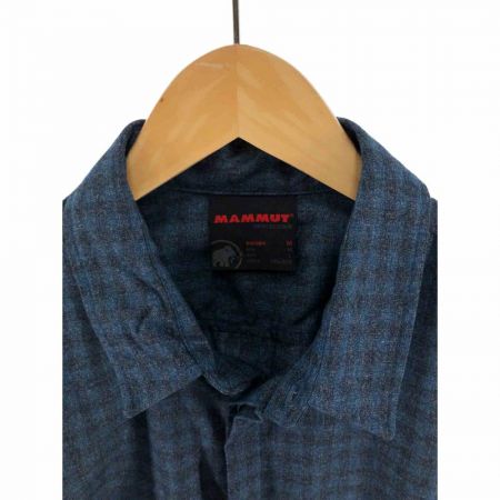  MAMMUT マムート メンズ シャツ ウィンターロングスリーブシャツ サイズL ネイビー