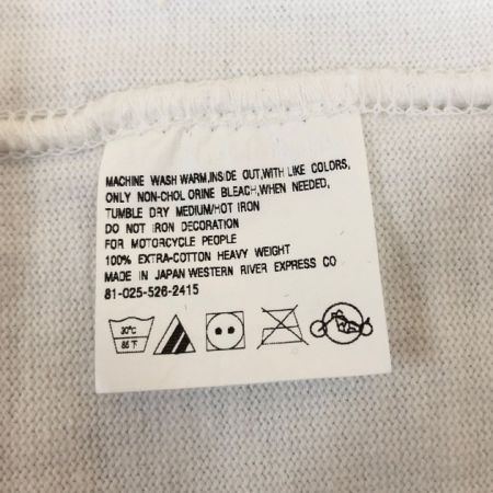  WEST RIDE ウエストライド メンズ カットソー サイズ38 ホワイト